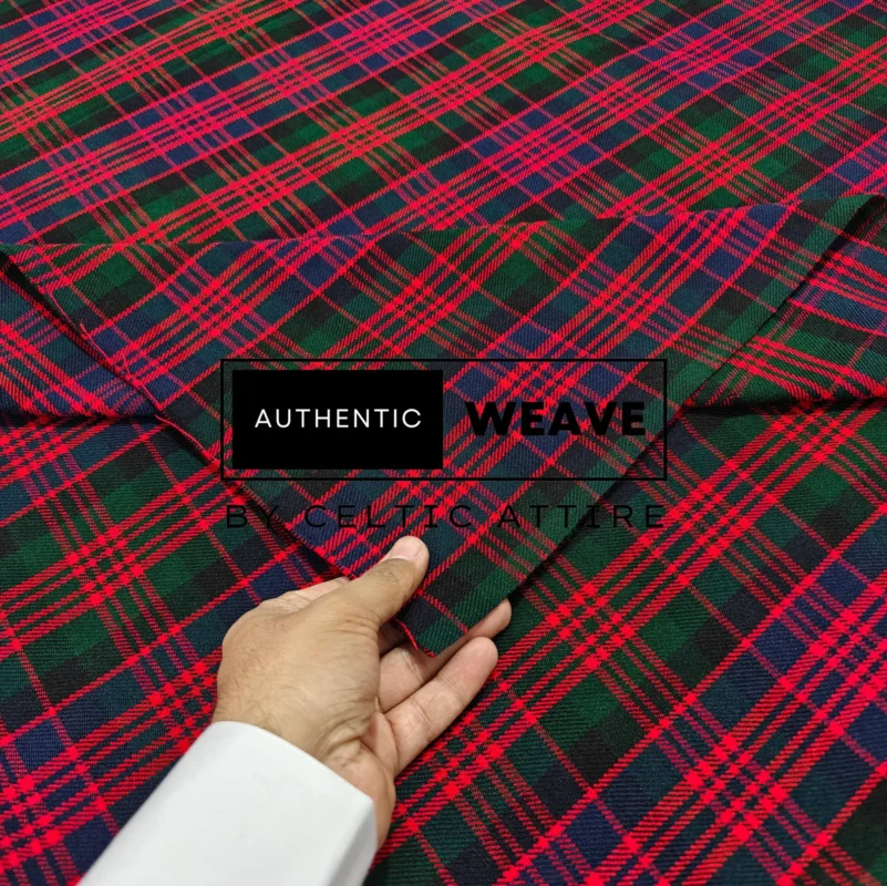 MacDonald Modern Tartan Fabric 16 Oz Acrylic Scottish Tartan