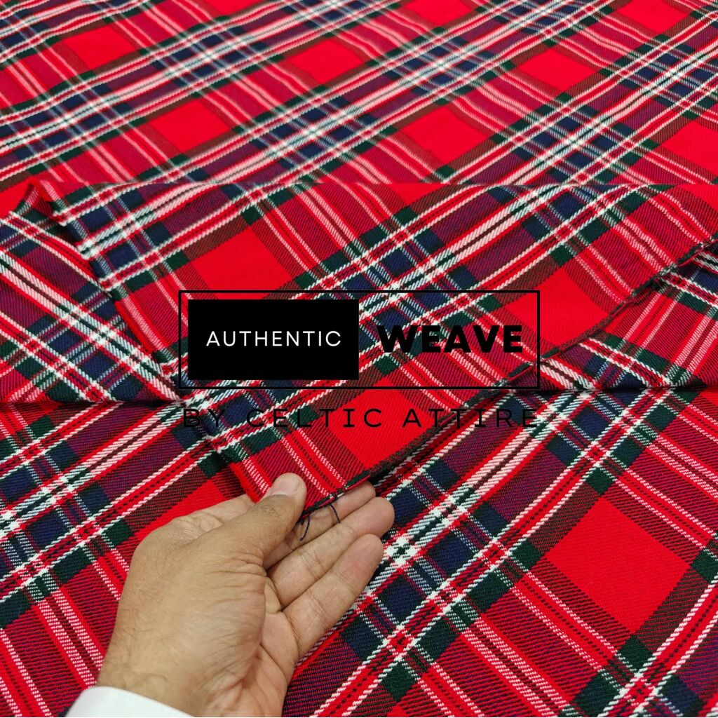 Macrae Modern Tartan Fabric 16 Oz Acrylic Scottish Tartan 
