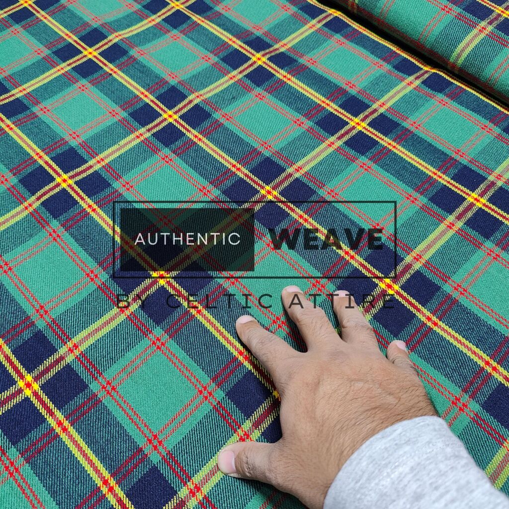 Marines Leatherneck Tartan Fabric 16 Oz Acrylic Scottish Tartan 
