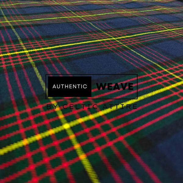Muir Moore Modern Tartan Fabric 16 Oz Acrylic Scottish Tartan - Image 2