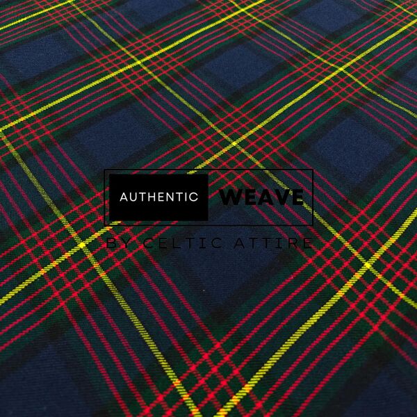 Muir Moore Modern Tartan Fabric 16 Oz Acrylic Scottish Tartan - Image 4