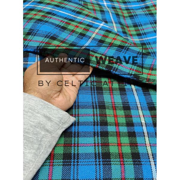 Robertson Hunting Tartan Fabric 16 Oz Acrylic Scottish Tartan - Image 2