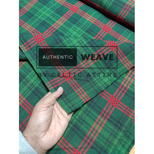Ross Hunting Modern Tartan Fabric 16 Oz Acrylic Scottish Tartan - Image 4