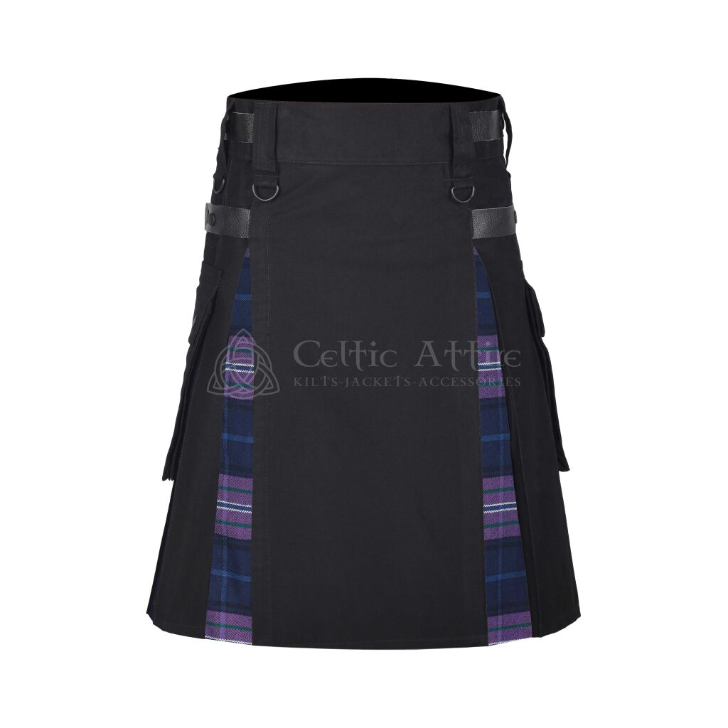 Scotland Forever Modern Cotton Hybrid Utility Kilt 