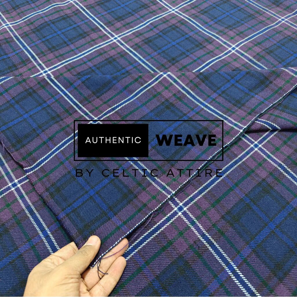 Scotland Forever Tartan Fabric 16 Oz Acrylic Scottish Tartan 