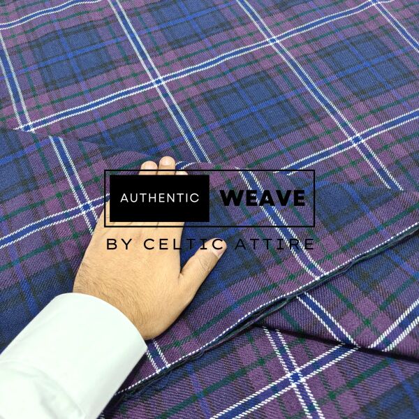 Scotland Forever Tartan Fabric 16 Oz Acrylic Scottish Tartan - Image 2