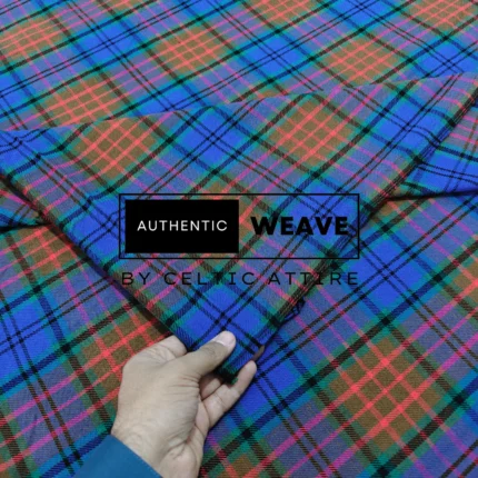 Scottish Rivers Tartan Fabric 16 Oz Acrylic Scottish Tartan