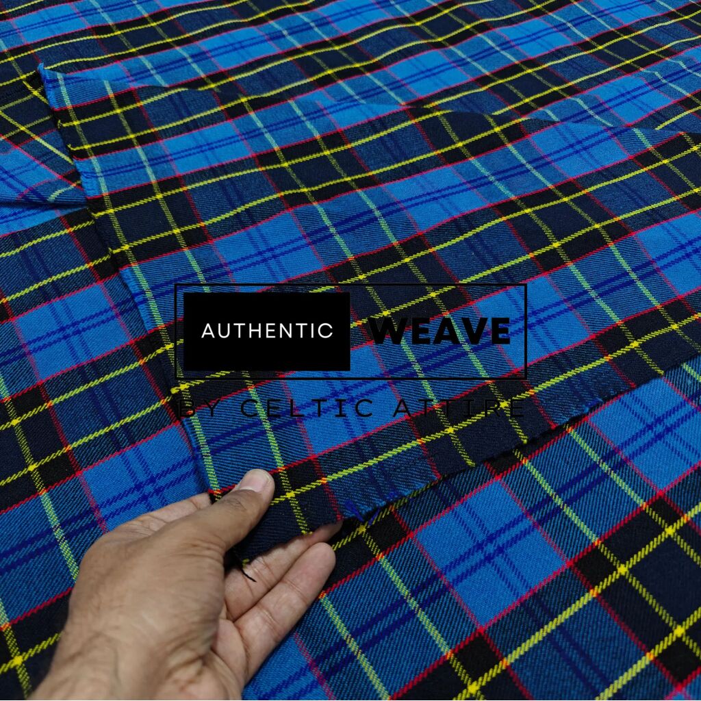 USAF Tartan Fabric 16 Oz Acrylic Scottish Tartan 