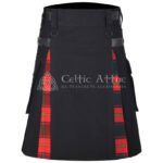 Ulster Red Modern Cotton Hybrid Utility Kilt