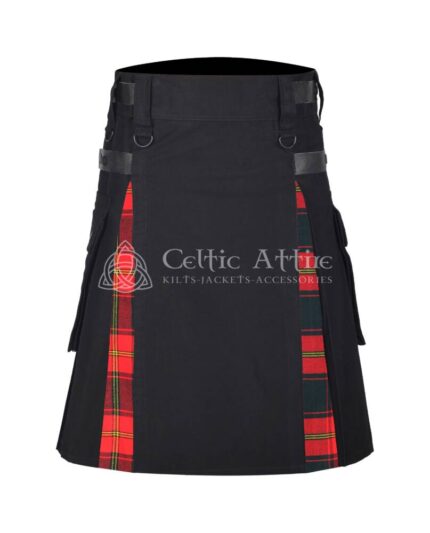 Ulster Red Modern Cotton Hybrid Utility Kilt