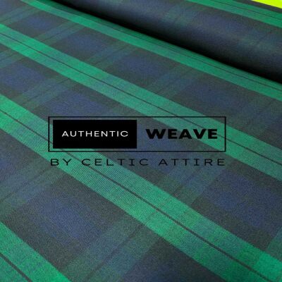 Poly Viscose Black Watch Tartan 16 Oz Acrylic Scottish Tartan