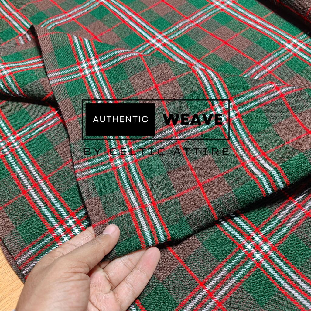 Scott Hunting Tartan Fabric 16 Oz Acrylic Scottish Tartan 