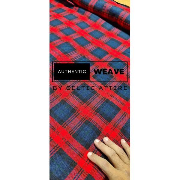 Machlachlan Tartan Fabric 16 Oz Acrylic Scottish Tartan - Image 2