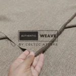 Brown Herringbone Tartan Fabric 16 Oz Acrylic Scottish Tartan