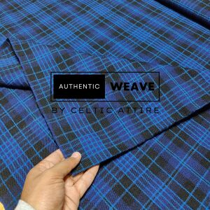 Clergy Midnight Blue Tartan Fabric 16 Oz Acrylic Scottish Tartan