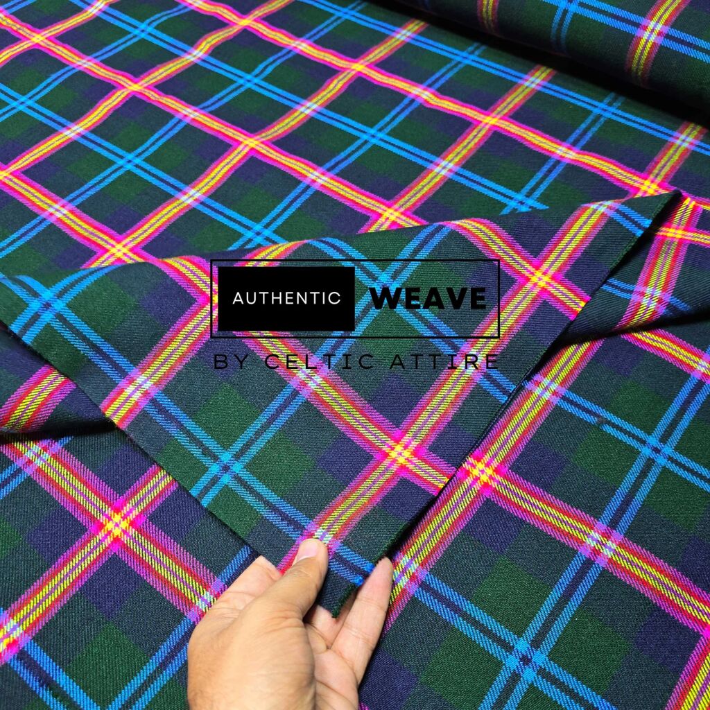 Young Modern Tartan Fabric 16 Oz Tartan 