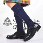 Navy Blue Scottish Kilt Socks
