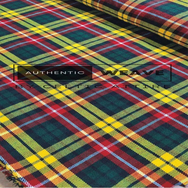 Buchanan Tartan Fabric 16 Oz Acrylic Scottish Tartan