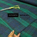 Black Watch Poly Viscose Tartan Fabric