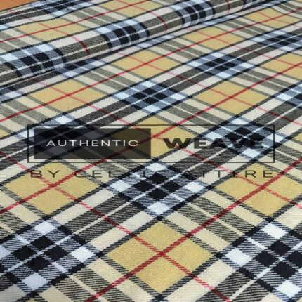 Camel of Thomson Tartan Fabric