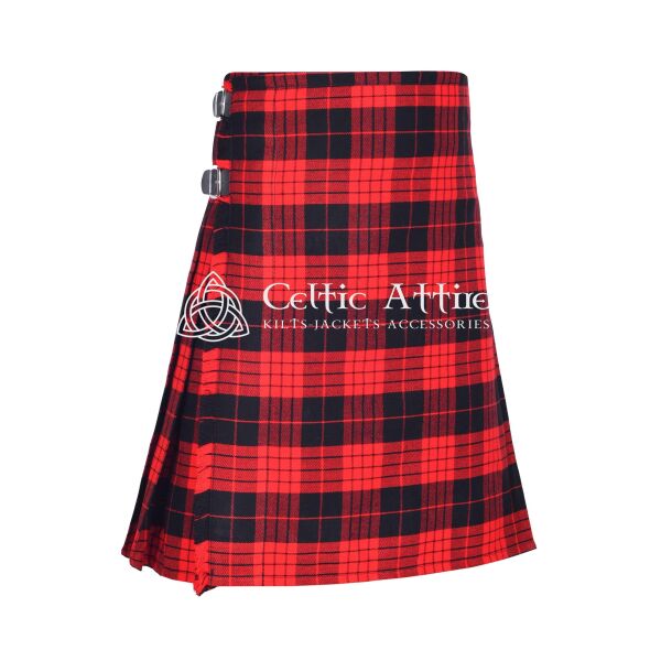 Cameron Red Black Tartan 8 Yard Kilt - Image 2