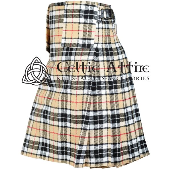 Campbell of Thompson Tartan 8 Yard Kilt - Image 3