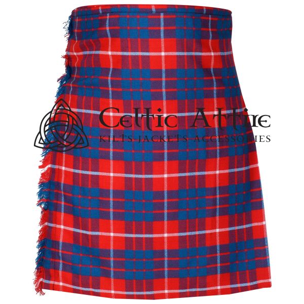 Red Hamilton Tartan 8 Yard Kilt