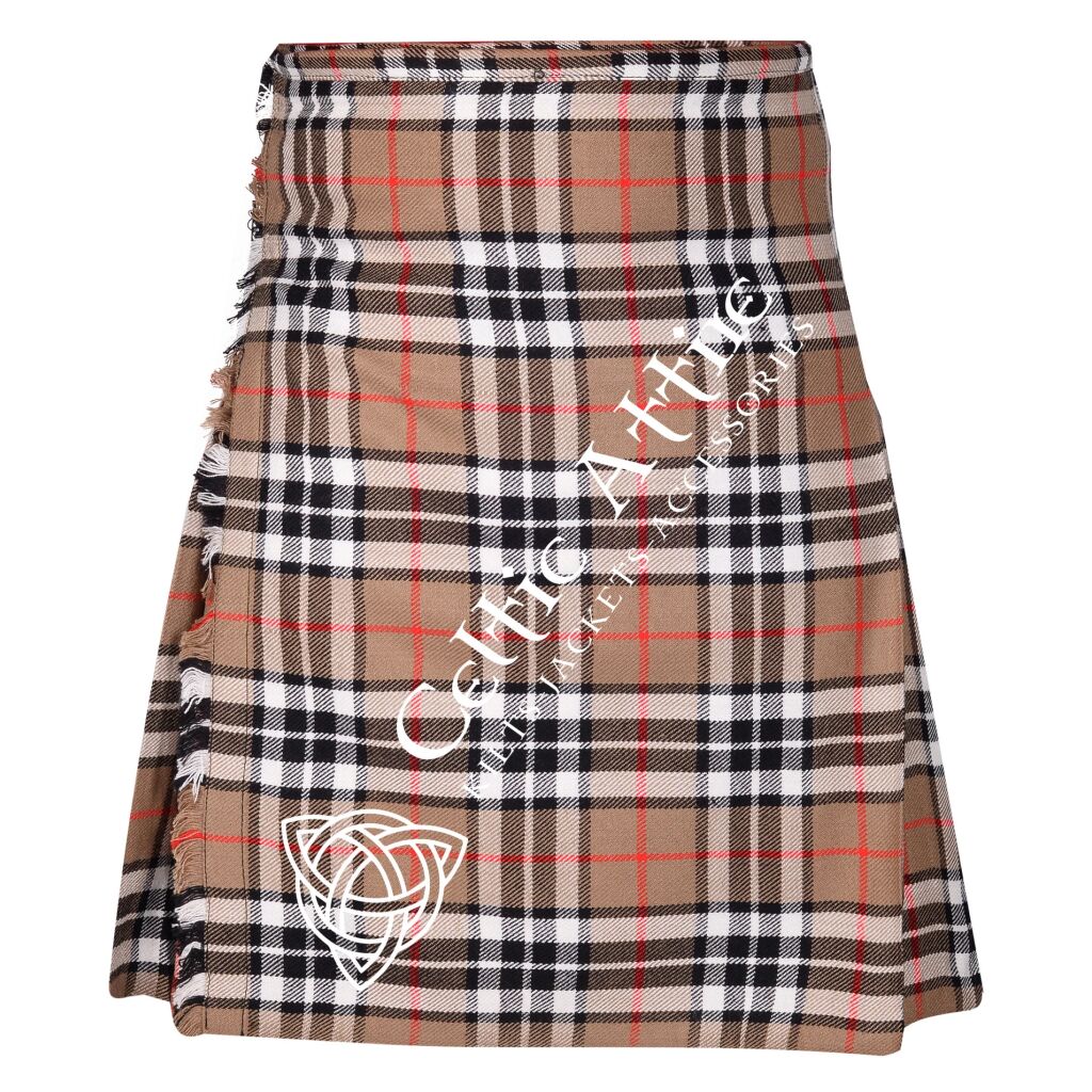 Thomson Camel Tartan 8 Yard Kilt 