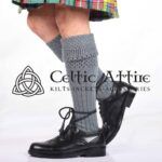 Scottish Gray Kilt Socks