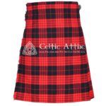 Cameron Red Black Tartan 8 Yard Kilt