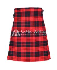 Cameron Red Black Tartan 8 Yard Kilt