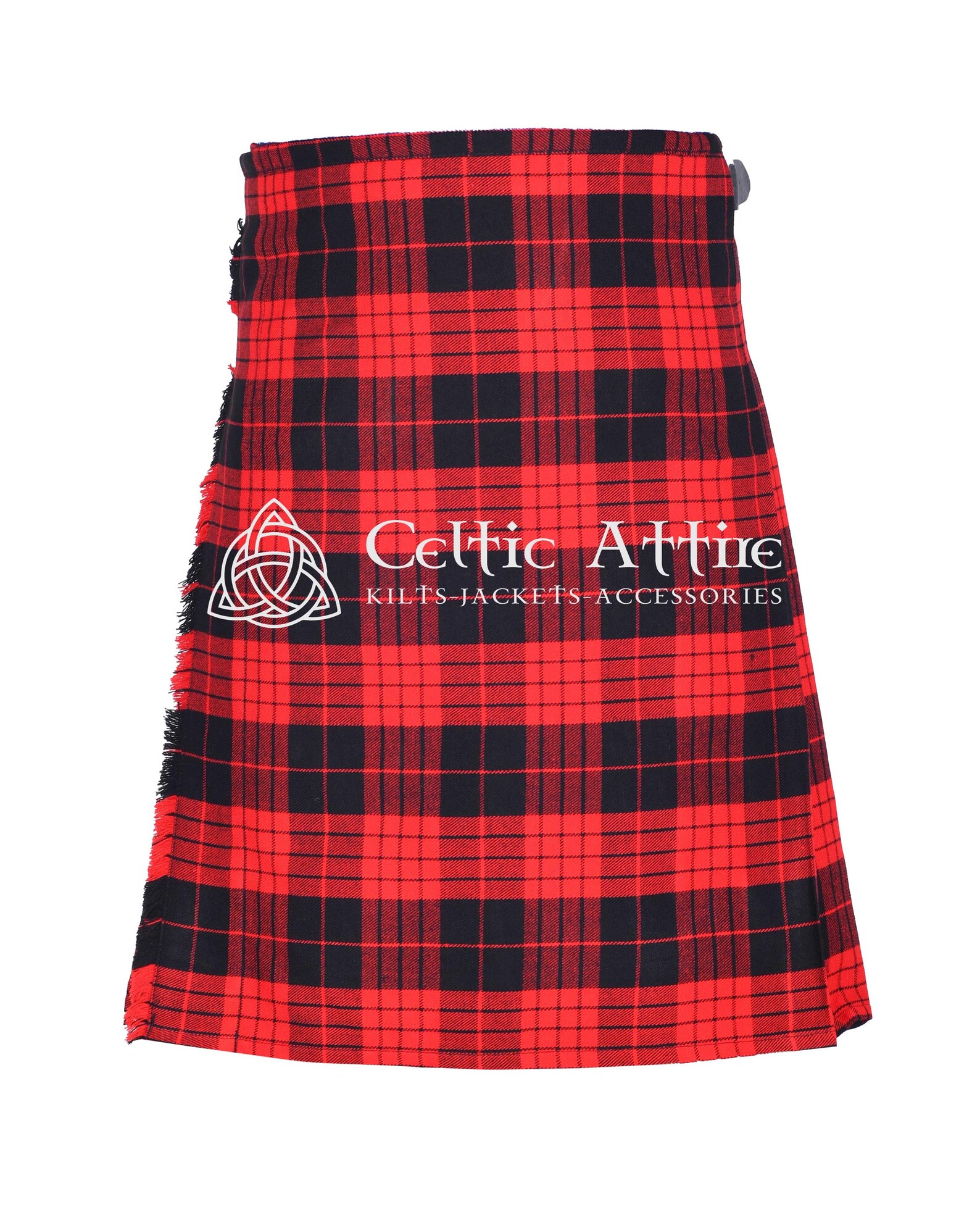 Cameron Red Black Tartan 8 Yard Kilt 