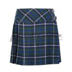 Mini Dark Blue Tartan Skirt for Girls