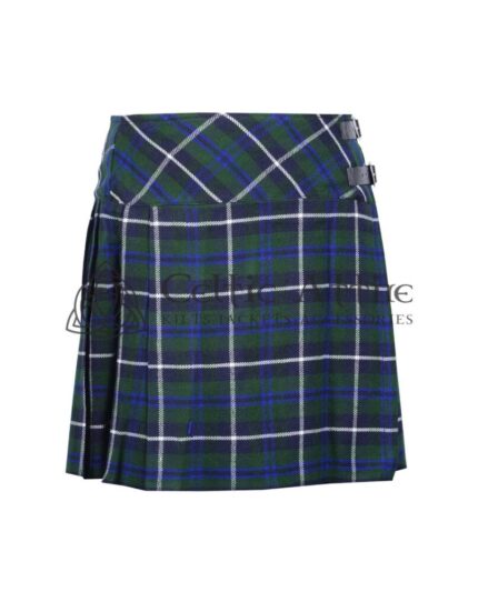 Mini Dark Blue Tartan Skirt for Girls