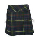 Mini Dark Green Tartan Skirt for Girls