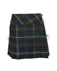 Mini Dark Green Tartan Skirt for Girls
