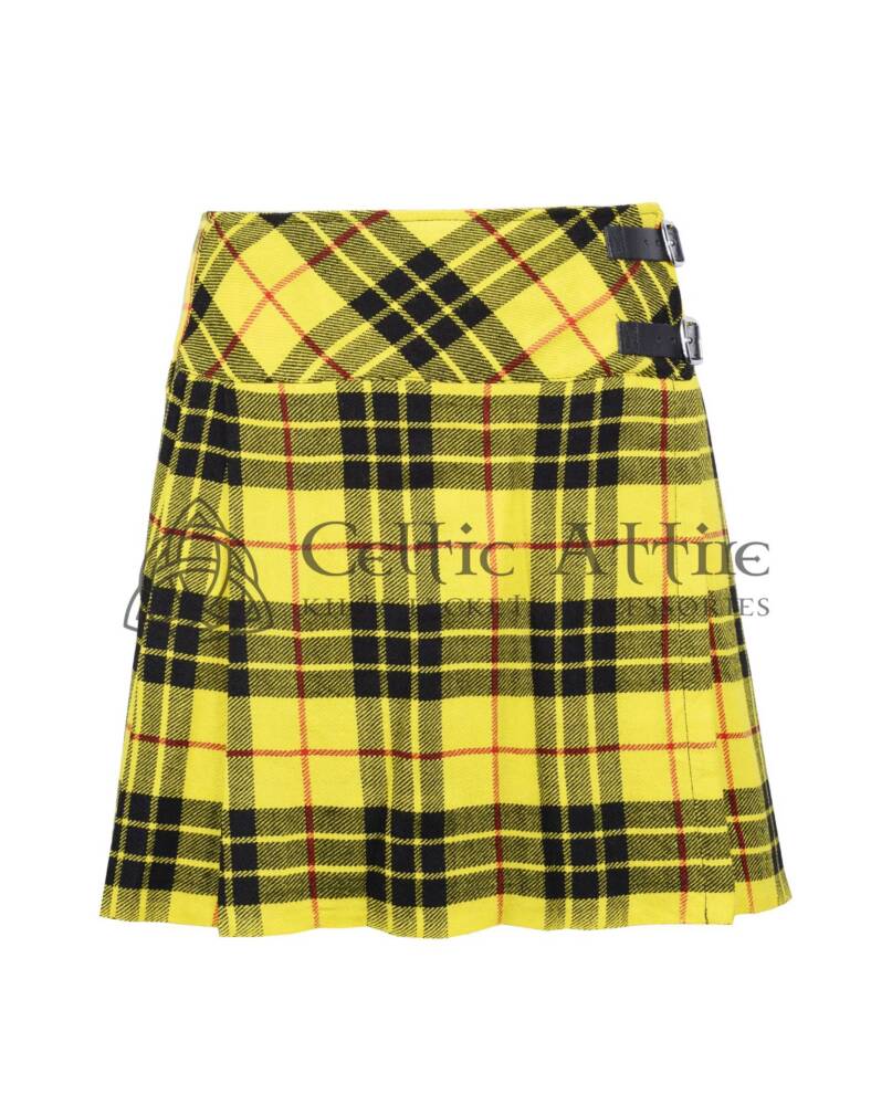 Mini Yellow Tartan Skirt for Girls Mini Yellow Tartan Skirt for Girls