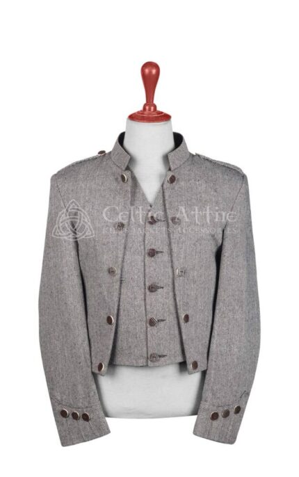 Gray Tweed Scottish Crail Jacket