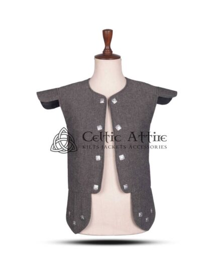 Gray Tweed Chieftain Waistcoat