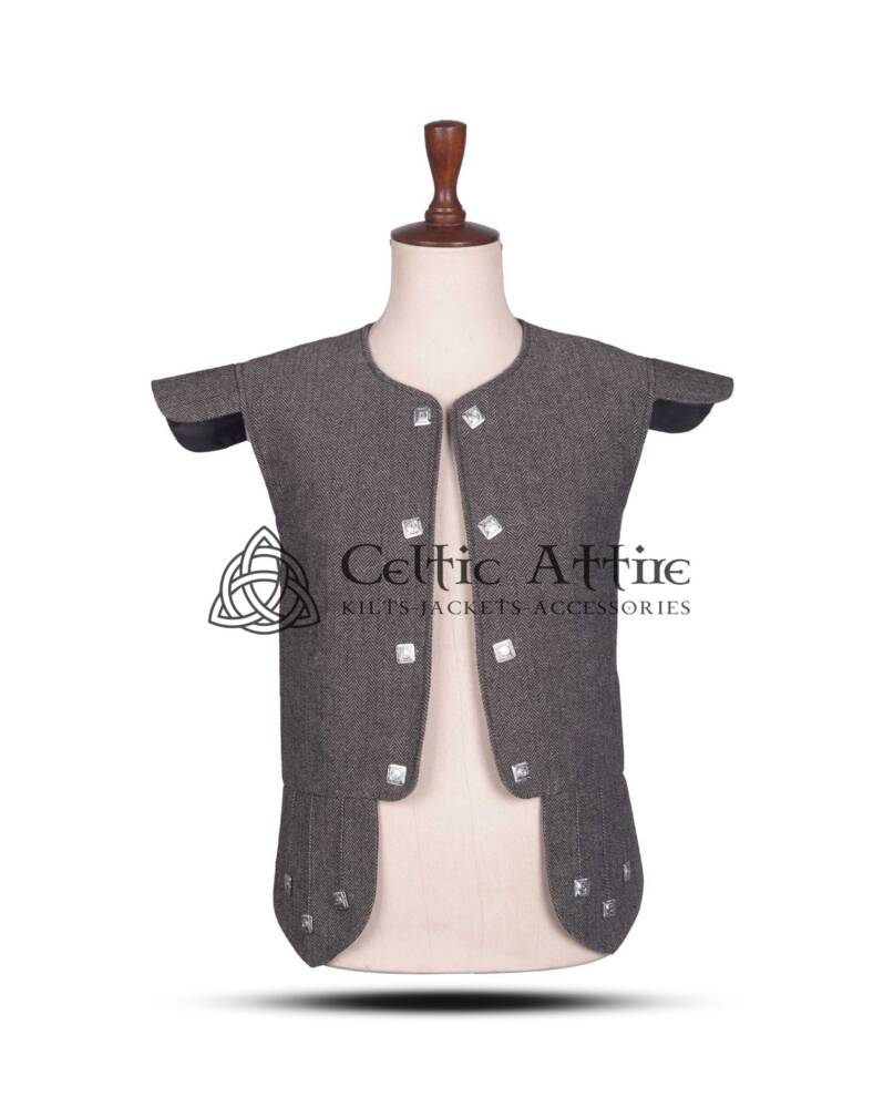 Gray Tweed Chieftain Waistcoat Gray Tweed Chieftain Waistcoat