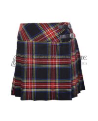 Mini Black Red Tartan Skirt for Girls