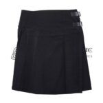 Mini Black Tartan Skirt for Girls