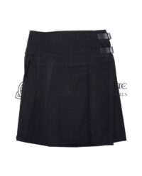 Mini Black Tartan Skirt for Girls