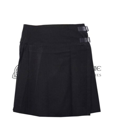 Mini Black Tartan Skirt for Girls
