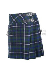 Mini Dark Blue Tartan Skirt for Girls