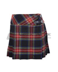 Mini Black Red Tartan Skirt for Girls