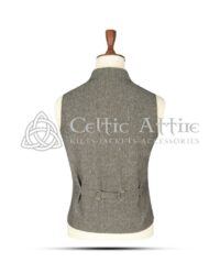 Gray Tweed Kilt Waistcoat