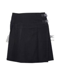 Mini Black Tartan Skirt for Girls