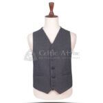 Gray Tweed 5-Button Argyll Vest