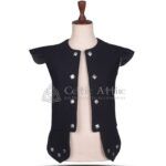 Black Wool Chieftain Vest